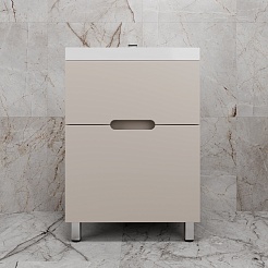 Style Line Тумба с раковиной Матис 60 крем – фотография-2